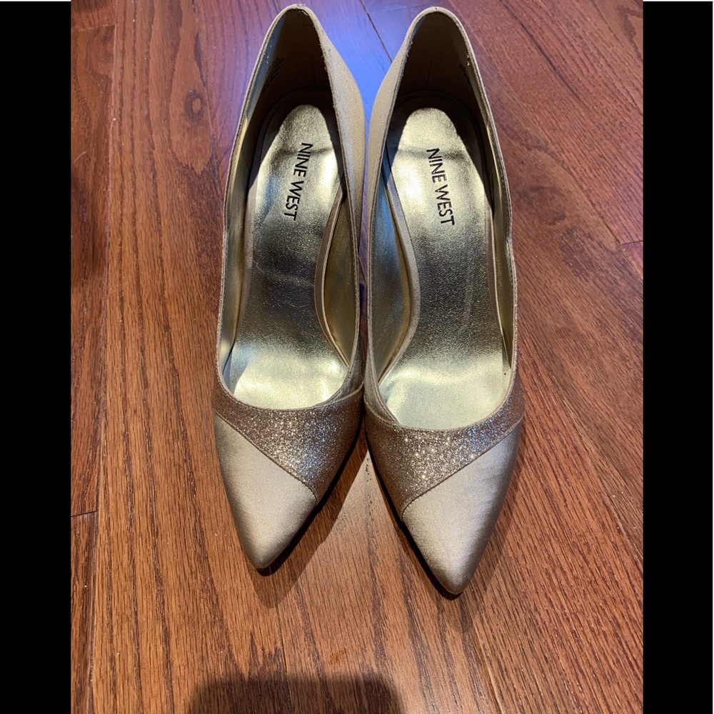 Nine West caviar high heels
